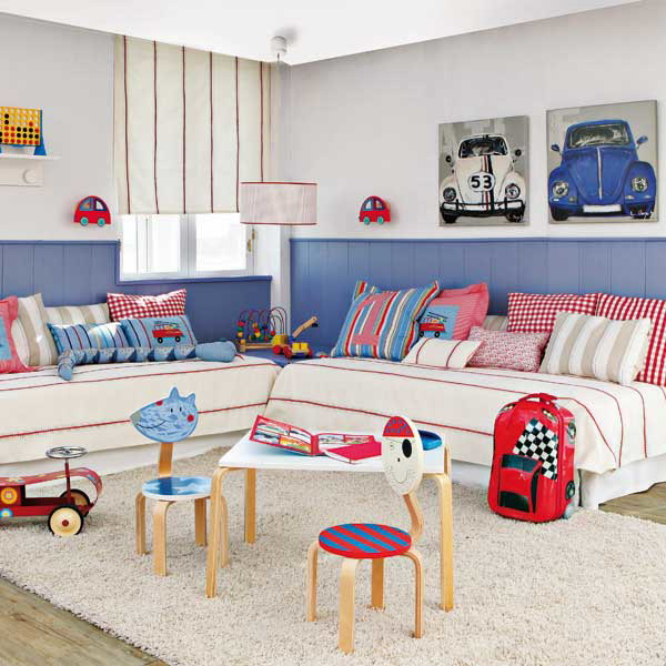 Дизайн дитячої кімнати для двох хлопчиків — яскравий і пізнавальний