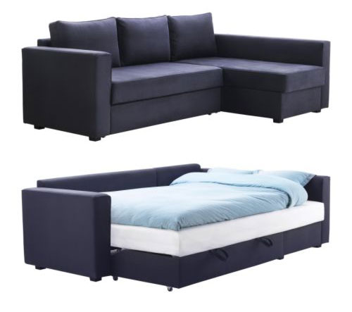 Пример кровати-дивана для маленькой спальни