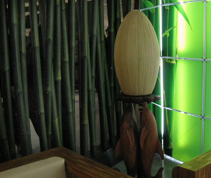 Перегородка из бамбука