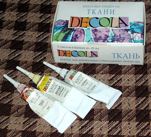 Краски и контуры фирмы Decol