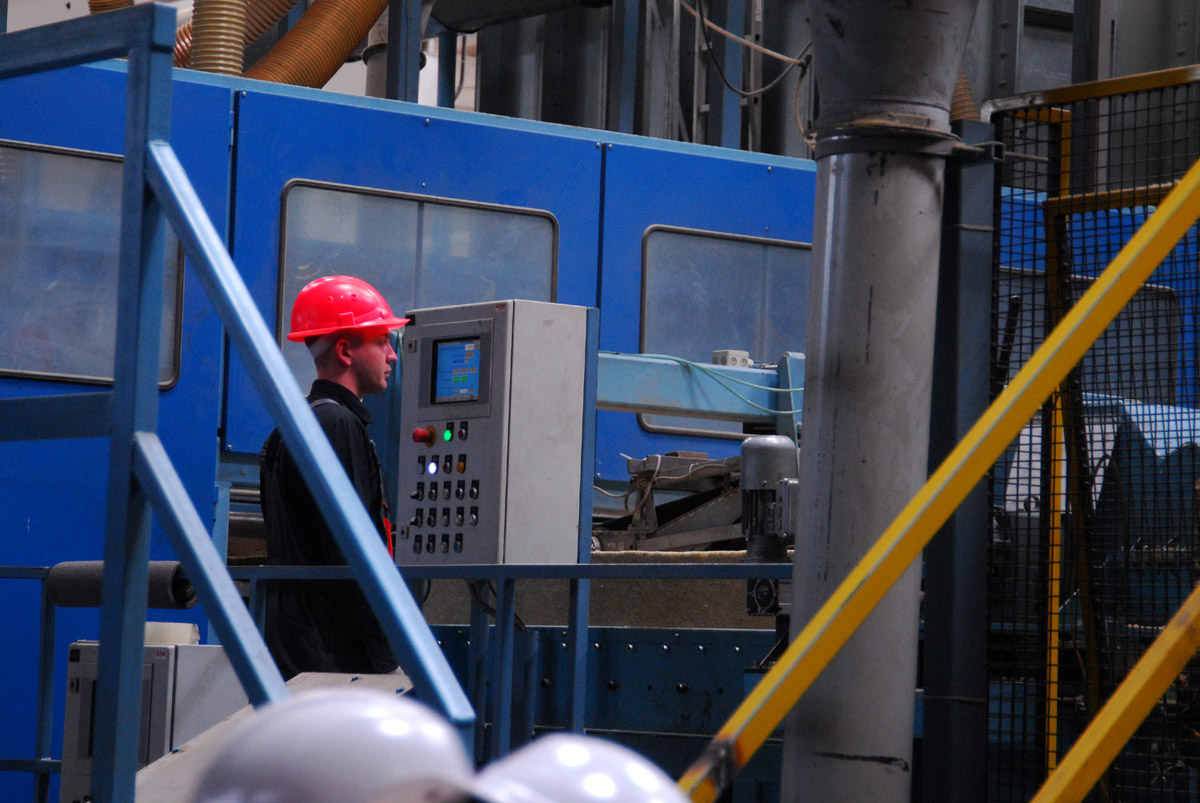 Пульт управления транспортным конвейером